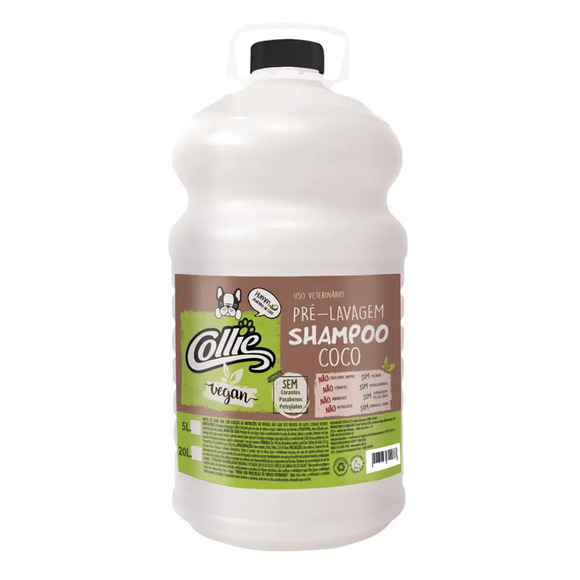 Shampoo Collie Vegan Pré-Lavagem Coco 5L