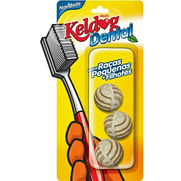 Keldog Dental Bolinha com 3 Kelco Único
