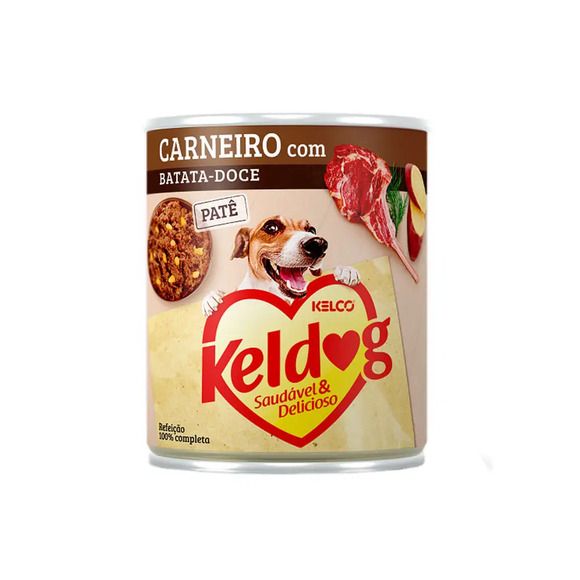 Ração Úmida Keldog Cordeiro com Batata-Doce 280 g