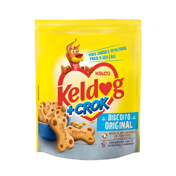 Biscoito Keldog +Crock Original Kelco 400g