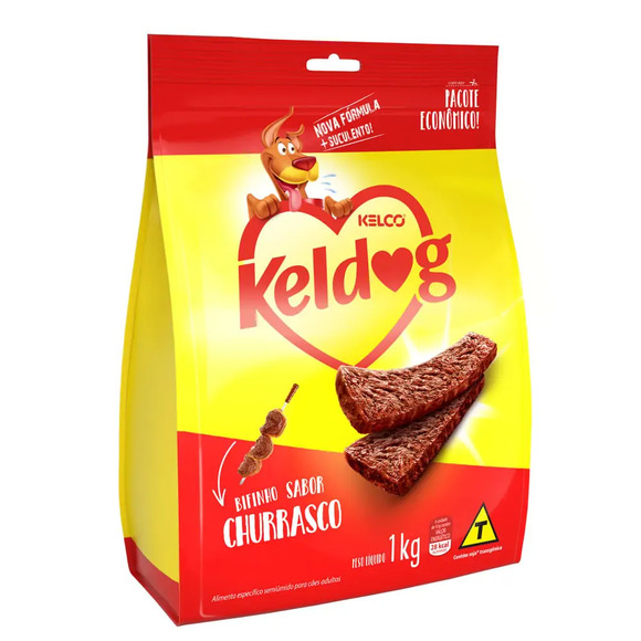 Petisco Bifinho Churrasco Keldog 1 kg