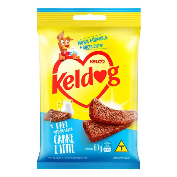 Petisco Bifinho Keldog Baby Carne e Leite 60 g