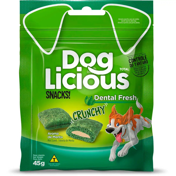 Petisco DogLicious Snacks Crunchy Dental Fresh 45 g