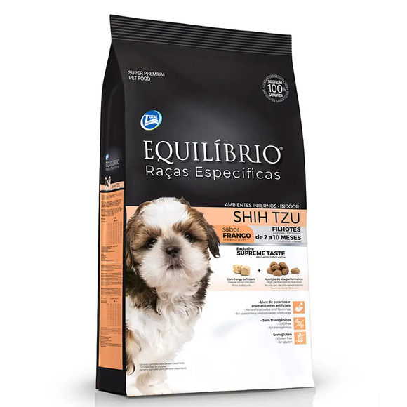 Ração Equilíbrio Raças Específicas Shih Tzu Filhotes Frango 2kg