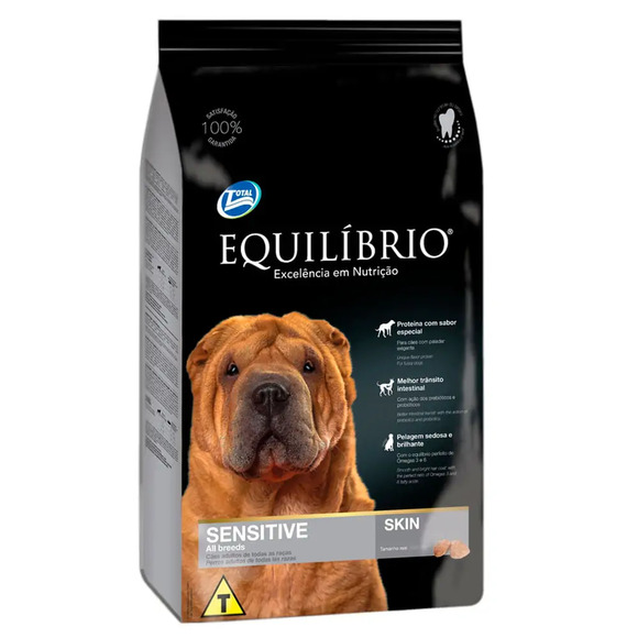 Ração Equilíbrio Cães Adultos Sensitive 12 kg