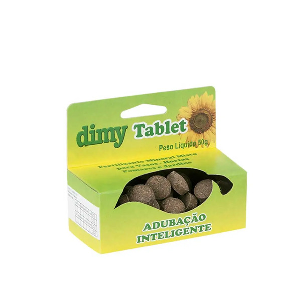 Fertilizante Tablet Adubação Inteligente Dimy 50 g