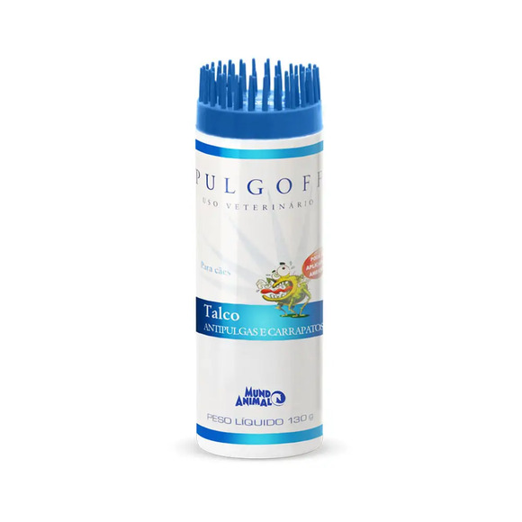 Talco Antipulgas e Carrapatos Pulgoff C Mundo Animal 130 g