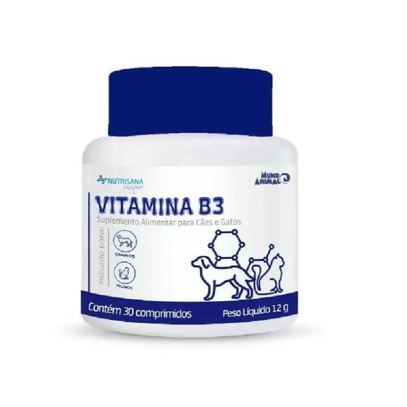 Vitamina B3 Nutrisana Unique 30 comprimidos