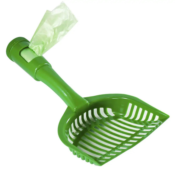 Pá Higiênica Para Cães Com Porta-Sacos Único