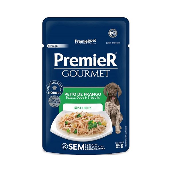 Premier gourmet caes fil fran 85 g (20 un