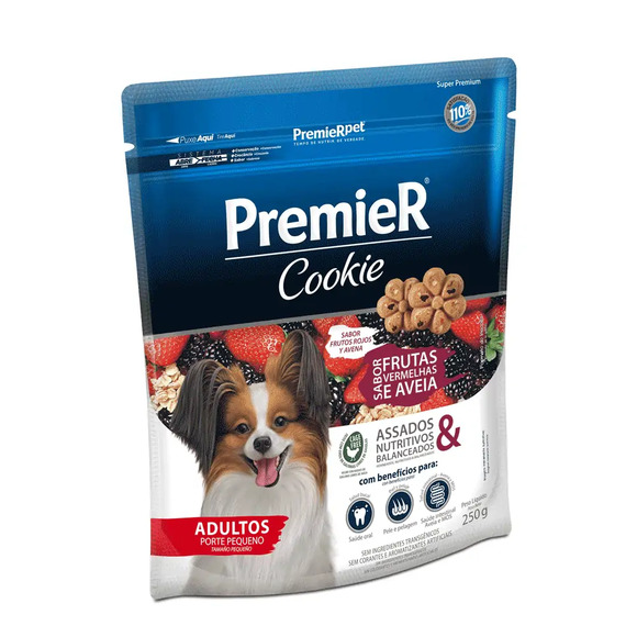 Premier Cookie Caes 250g Ad Rp Fr Verm