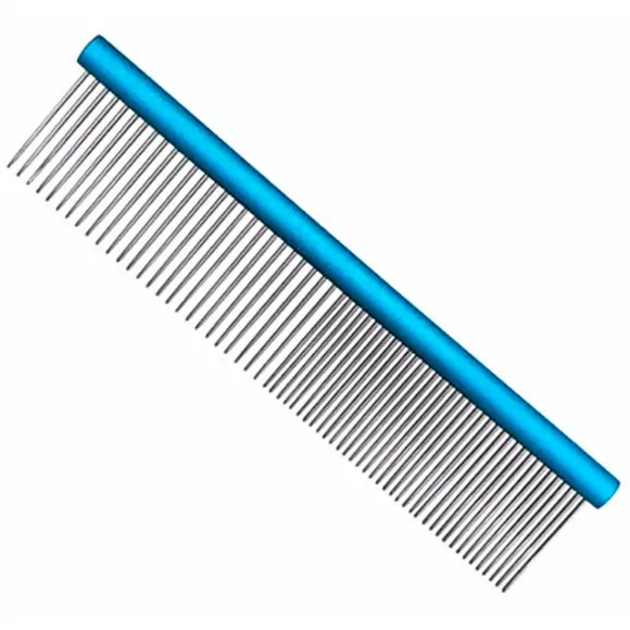 Pente 25cm Duplo Alumínio Azul Precision Edge Único