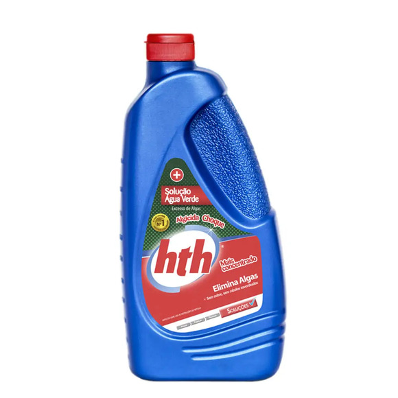Algicida de Choque Solução Água Verde HTH 5 L