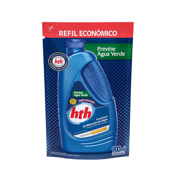Refil HTH Algicida Previne Água Verde 900ml