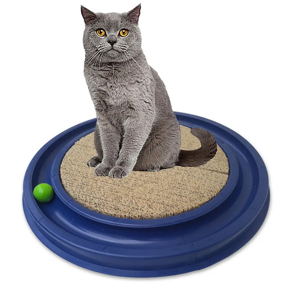 Arranhador Para Gatos Com Brinquedo Grande 50X50Cm Único