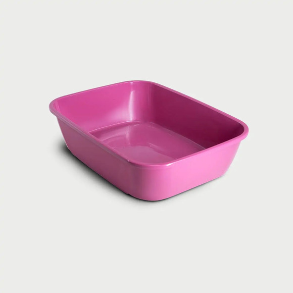 Banheiro Plast Pet Para Gatos Wc Cat Light Rosa Único
