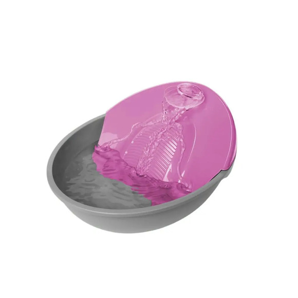 Bebedouro Fonte Para Cães E Gatos Petit Plast Pet Rosa 110 V