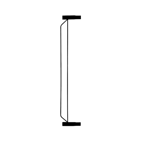 Extensor para Grade Preta Tubline 10 cm