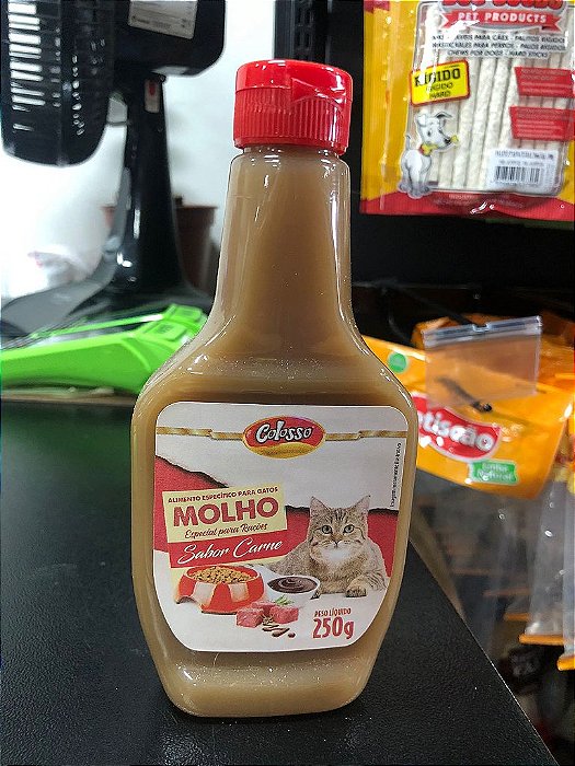 Molho Colosso Gatos Carne 250 gs