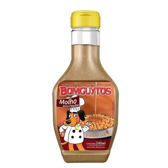 Molho para Ração Bomguytos Frango 240 ml