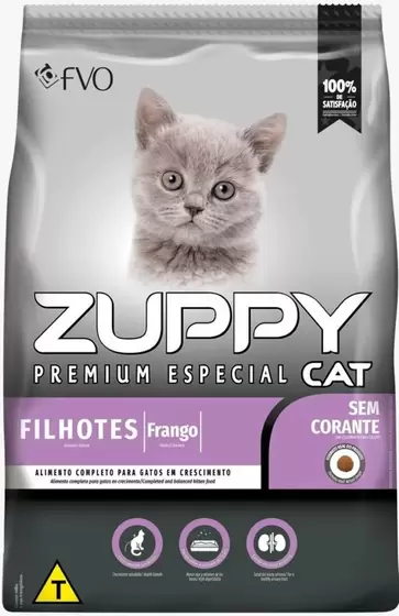 Zuppy Cat Filhote Frango 10,1 Kg