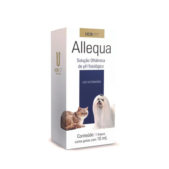 Colírio para Cachorros e Gatos Allequa UCB Vet 10 ml