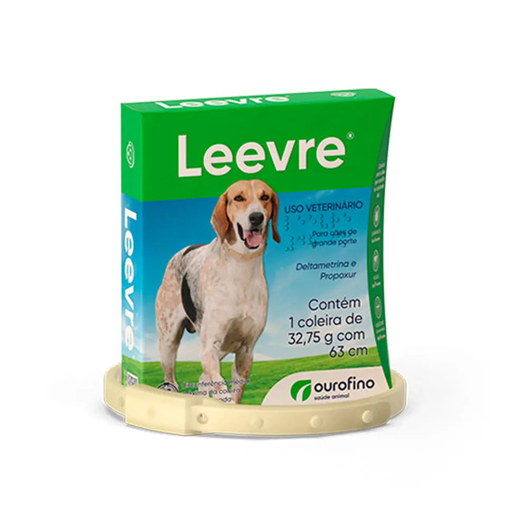 Coleira Antipulgas Leevre 32,75g 63 cm