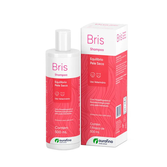 Shampoo Bris Equilíbrio Pele Seca para Cães e Gatos 500 ml
