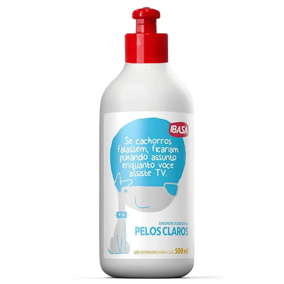 Sabonete liquido Ibasa Pelos Claros 500 ml