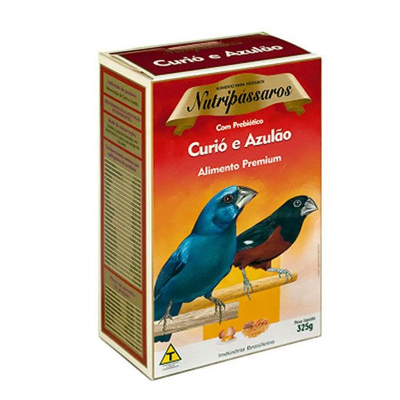 Ração para Curió e Azulão Nutripássaros Premium 325g