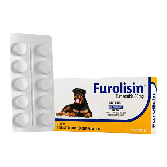 Furolisin 80mg 10 comprimidos