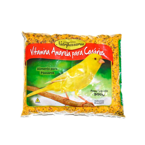 Vitamina Amarela para Canários Nutripássaros 500 g