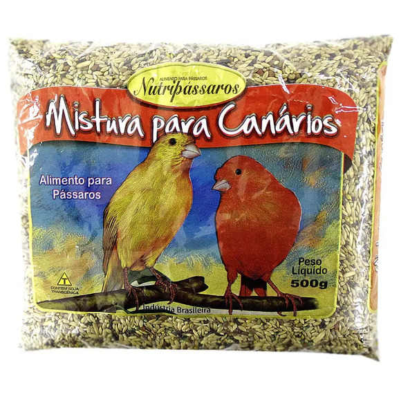 Mistura para Canário Nutripássaros Sabor Mel 500 g