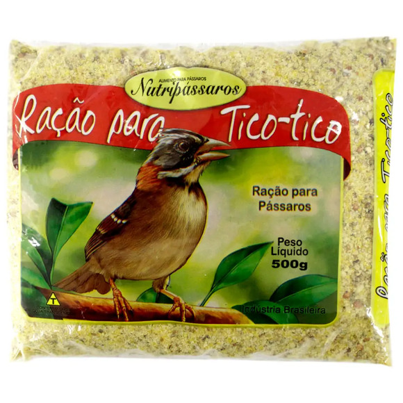 Ração para Tico-Tico Nutripássaros 500 g
