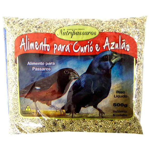 Mistura para Curió e Azulão Nutripássaros com Mel 500 g