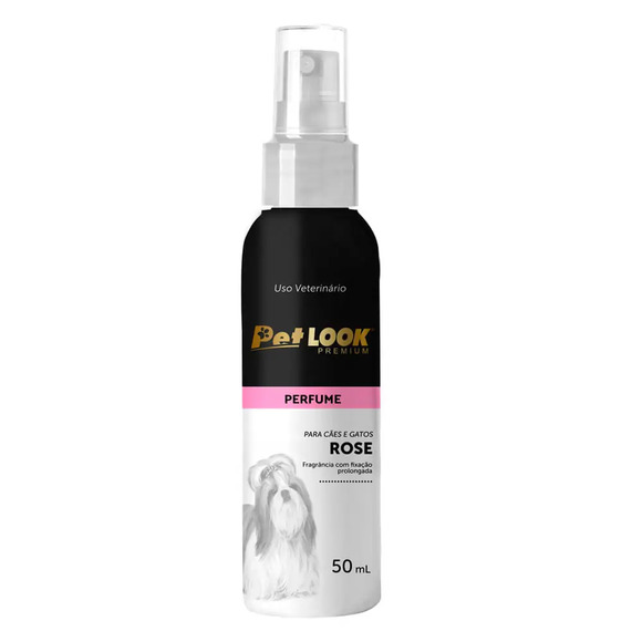 Perfume Rose para Cães e Gatos Pet Look 50ml