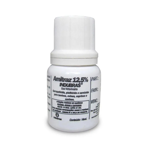 Amitraz 12,5% Indubras 10 ml