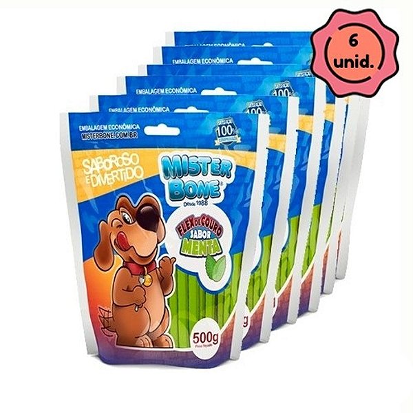 Osso Palito Flex Mister Bone Menta 500 g