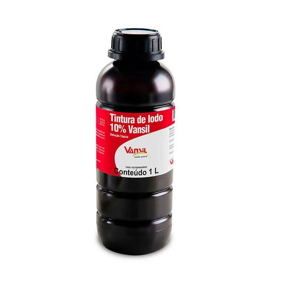 Tintura De Iodo Vansil 10% 1 L