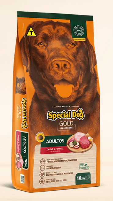Special Dog Gold Performance Adultos Carne E Frango 20 Kg