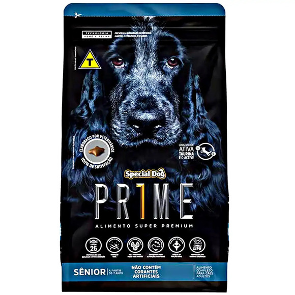 Ração Special Dog Prime Sênior Raças Médias e Grandes 15 kg