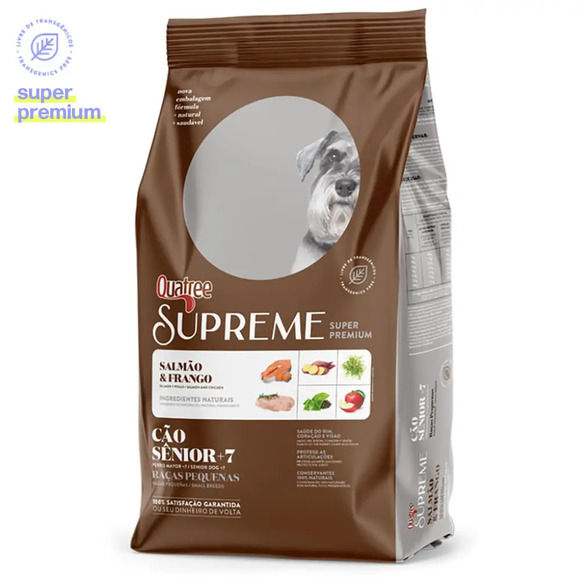 Ração Quatree Supreme Cães Sênior+7 Raça Pequena 3kg 3 Kg