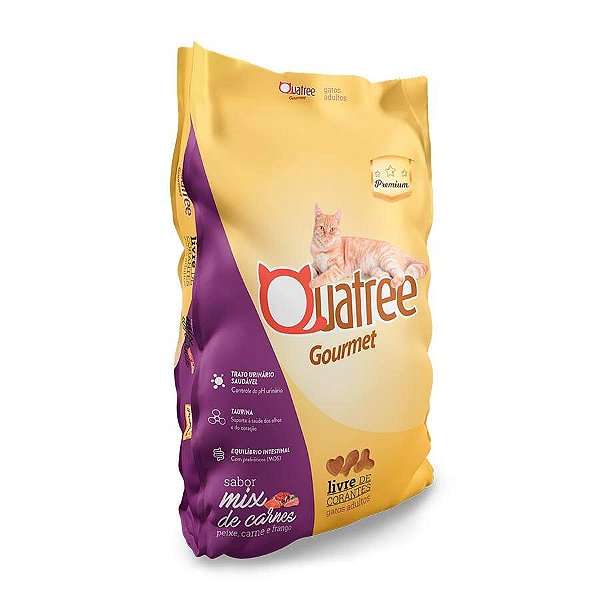 Quatree Gourmet Gato Adulto Mix De Carne 20 Kg