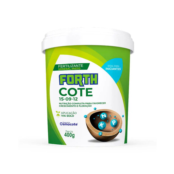 Fertilizante Forth Cote Plus 15-09-12 Tecnutri 400 g