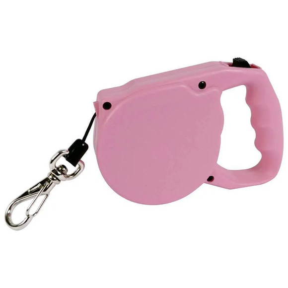 Guia Retrátil Classic Rosa Pet Flex até 5kg - 2m