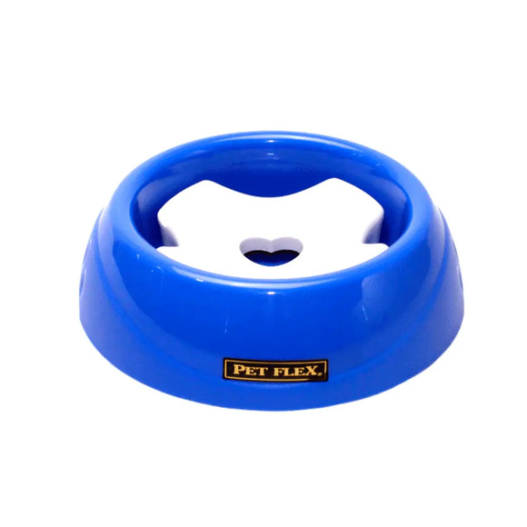 Bebedouro Pelo Longo Pet Flex Azul 600 ml