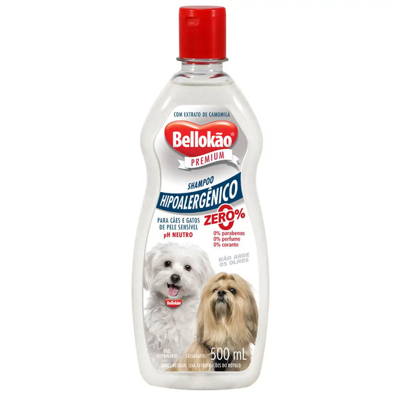 Shampoo Hipoalergênico Bellokão 500ml