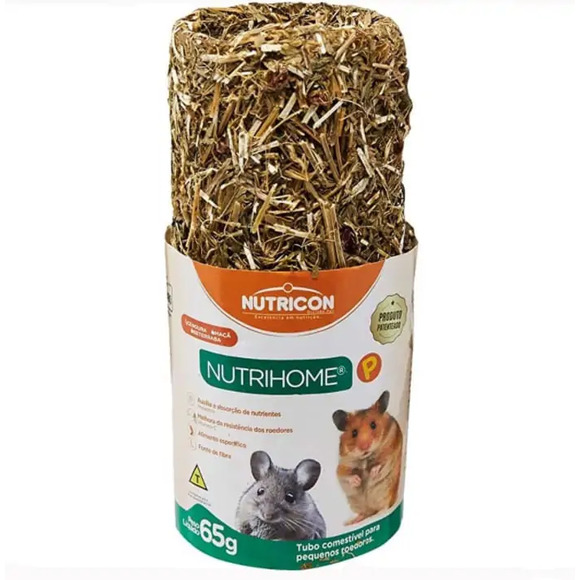Alimento Tubo Comestível Para Roedores Nutrihome P Nutricon 65 g
