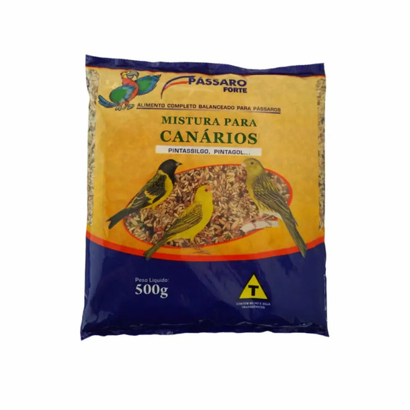 Mistura para Canários Pássaro Forte 500g
