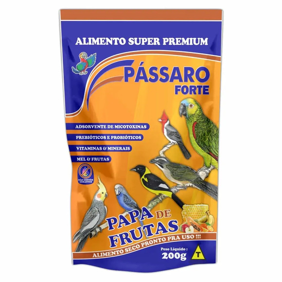 Papa de Frutas Pássaro Forte 200g
